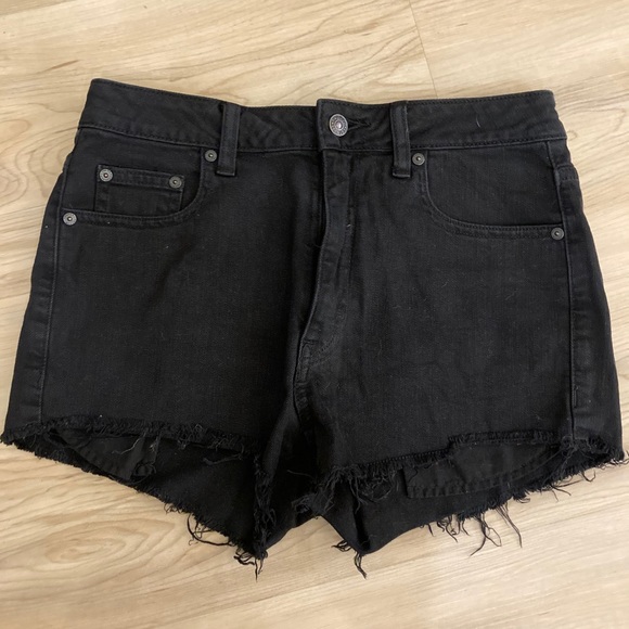 Talula Black Jean Shorts - Picture 1 of 5